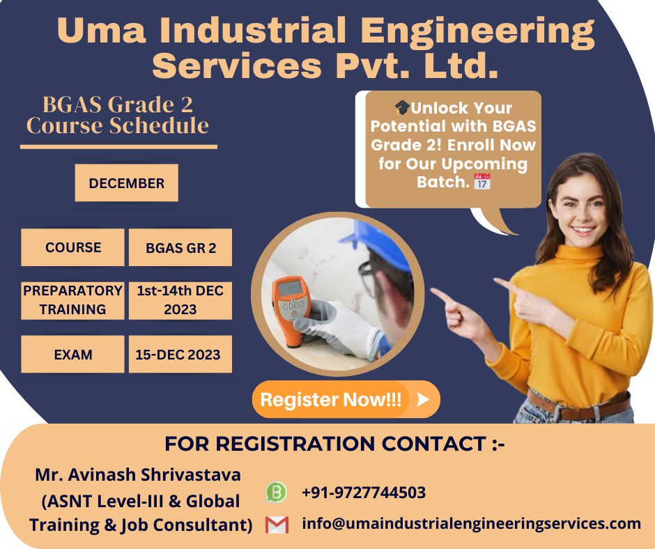 CSWIP-BGAS Courses - Uma Industrial Engineering Services